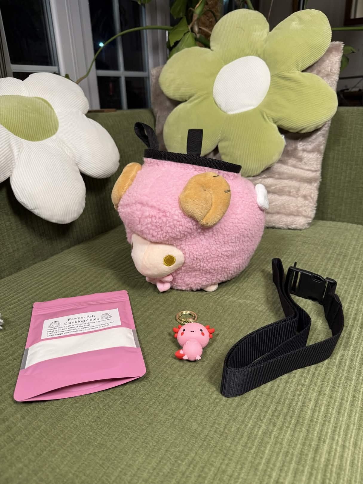 Blossom Angel Lamb Chalk Bag πΈπ - Powder Pals