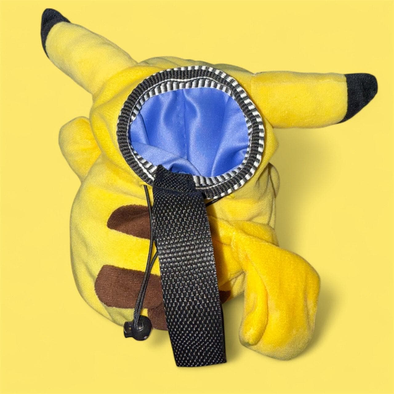 Handmade Pikachu Chalk Bag - SMALL