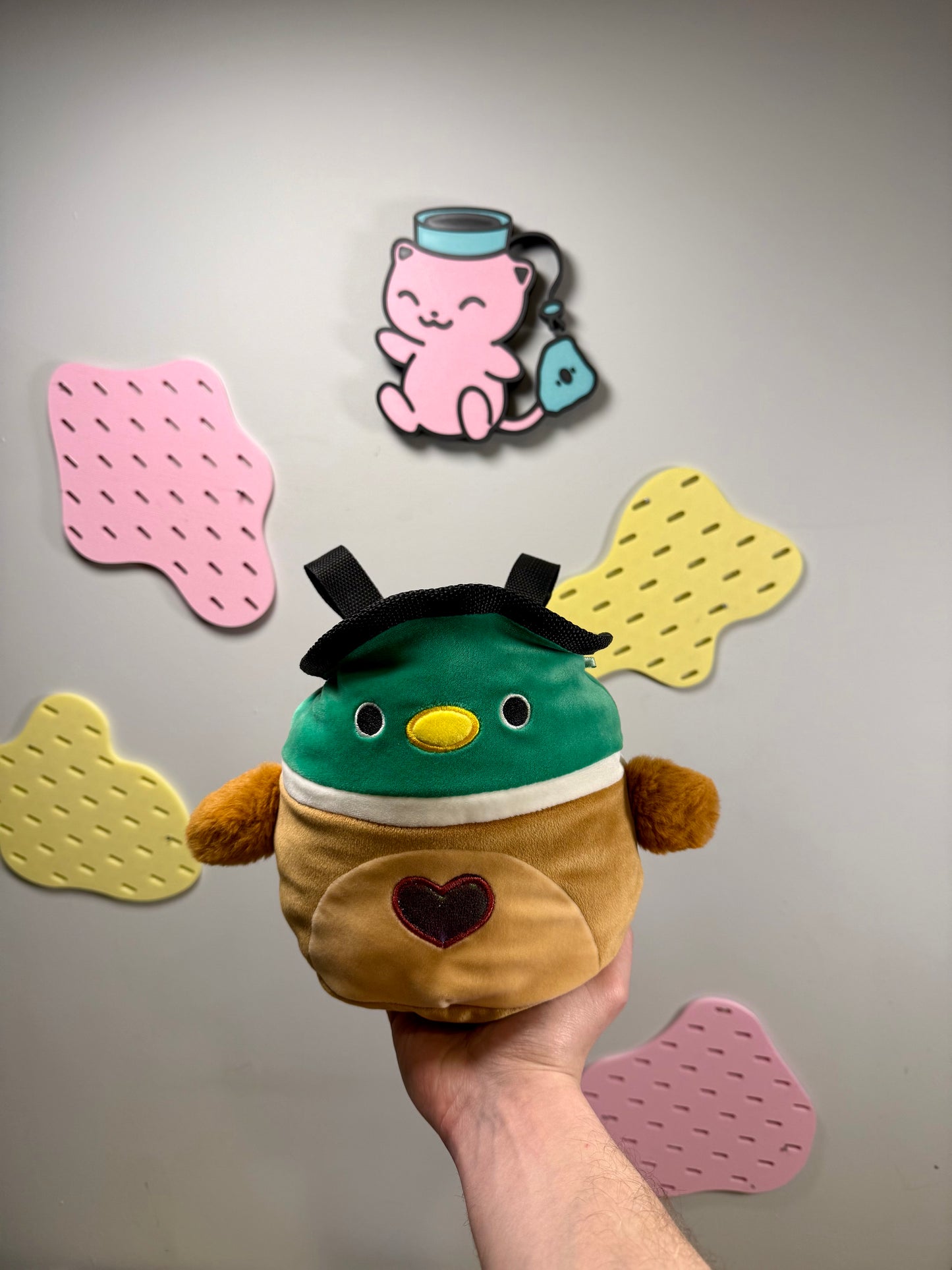 Dobby the Duck - Handmade Plushie Chalk Bag