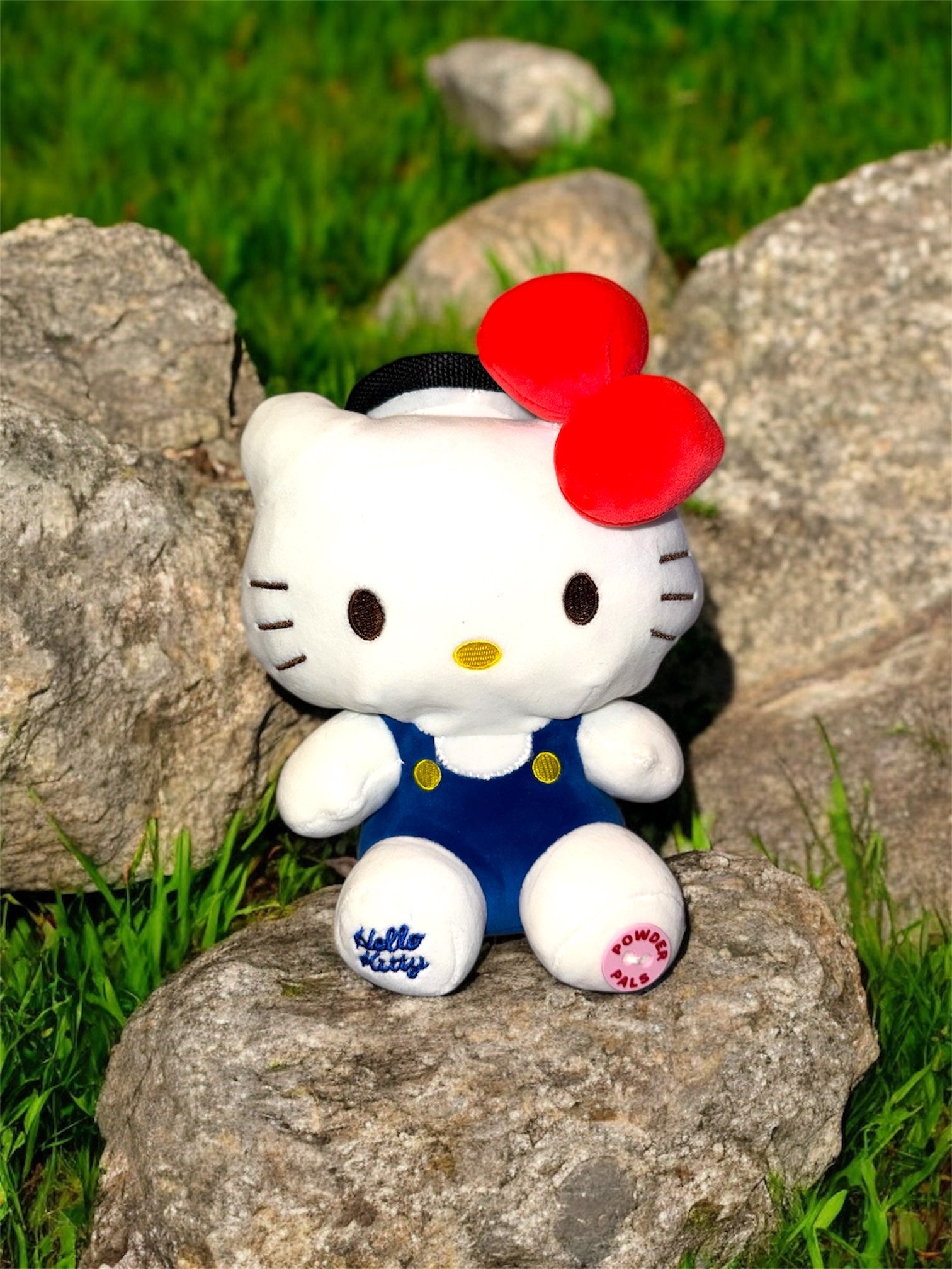 Hello Kitty Chalk Bag for Climbing – Handmade Plush Chalk Bag | Powder Pals - Powder Pals