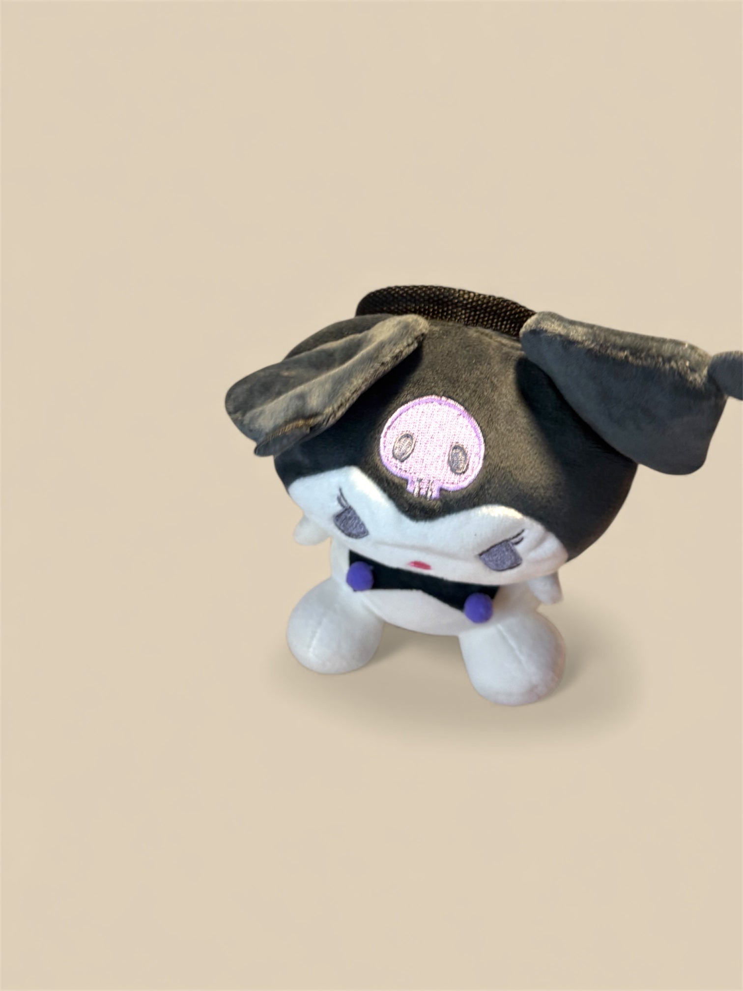 Kuromi Chalk Bag for Climbing – Handmade Plush Chalk Bag | Powder Pals - Powder Pals