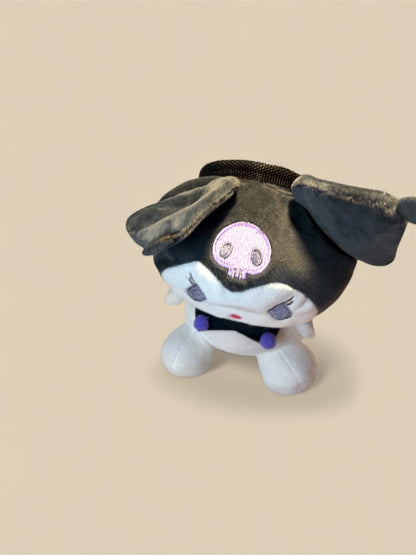 Kuromi Chalk Bag for Climbing – Handmade Plush Chalk Bag | Powder Pals - Powder Pals