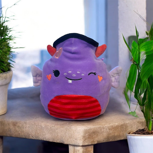 Victoria The Vampire Bat - Handmade Converted Plushie Chalk Bag - Powder Pals