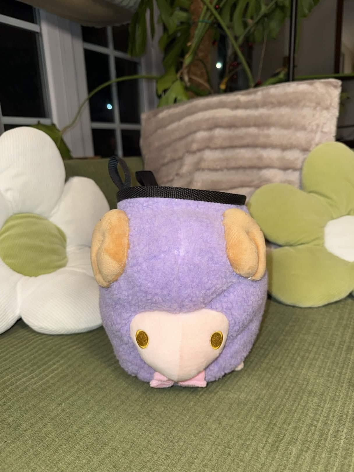 Lavender Angel Lamb Chalk Bag 🌸🐑 - Powder Pals