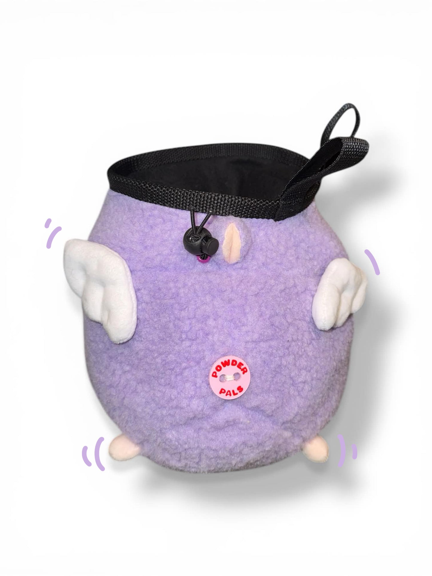 Lavender Angel Lamb Chalk Bag 🌸🐑 - Powder Pals