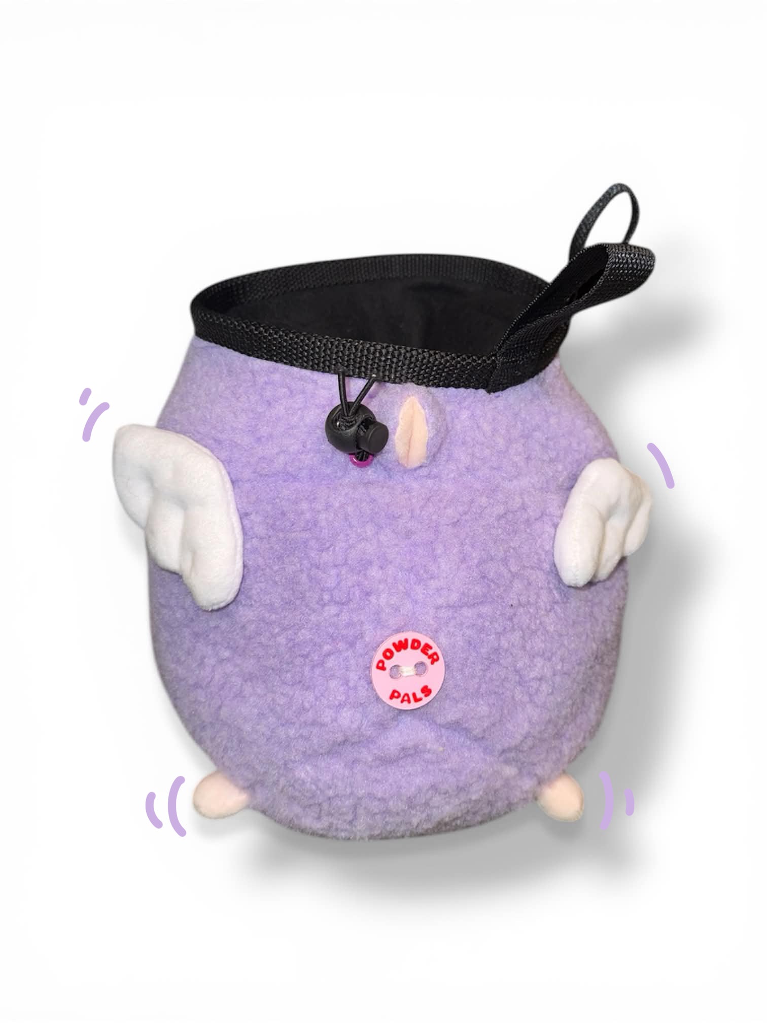 Lavender Angel Lamb Chalk Bag 🌸🐑 - Powder Pals