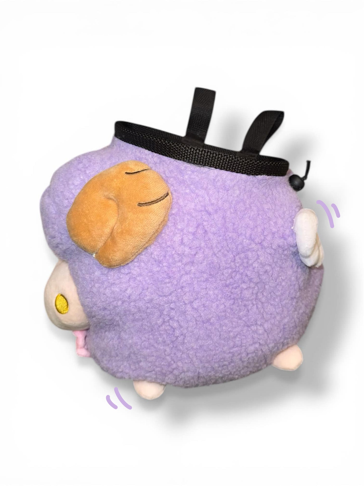 Lavender Angel Lamb Chalk Bag 🌸🐑 - Powder Pals