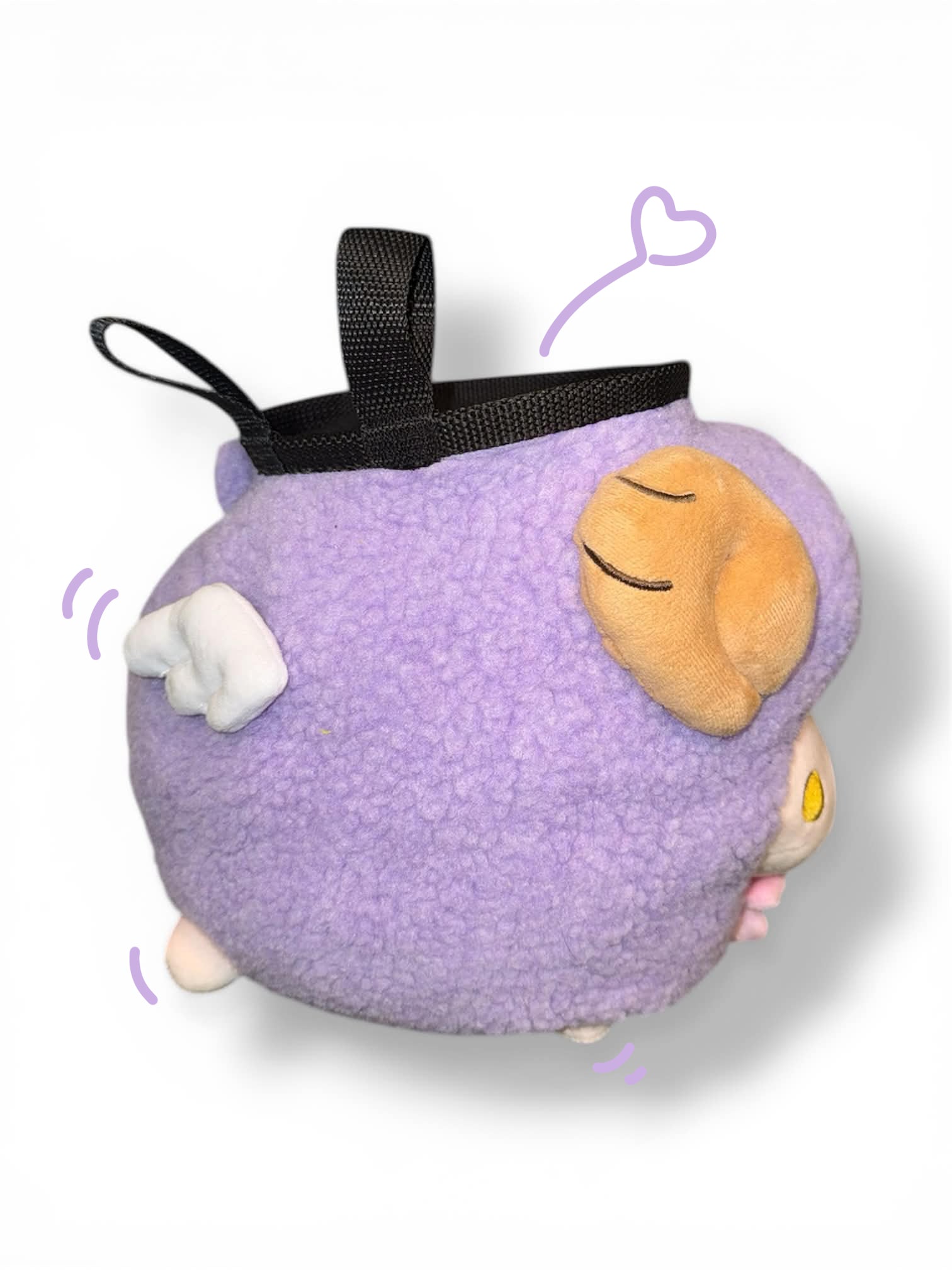 Lavender Angel Lamb Chalk Bag 🌸🐑 - Powder Pals