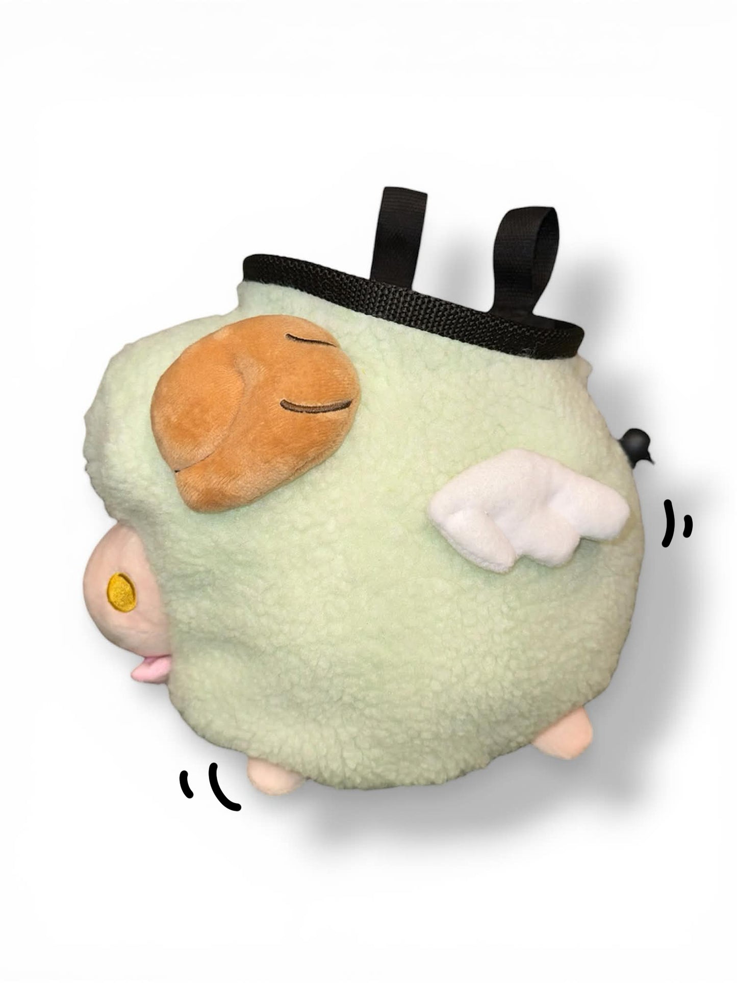 Minty Angel Lamb Chalk Bag 🌸🐑 - Powder Pals