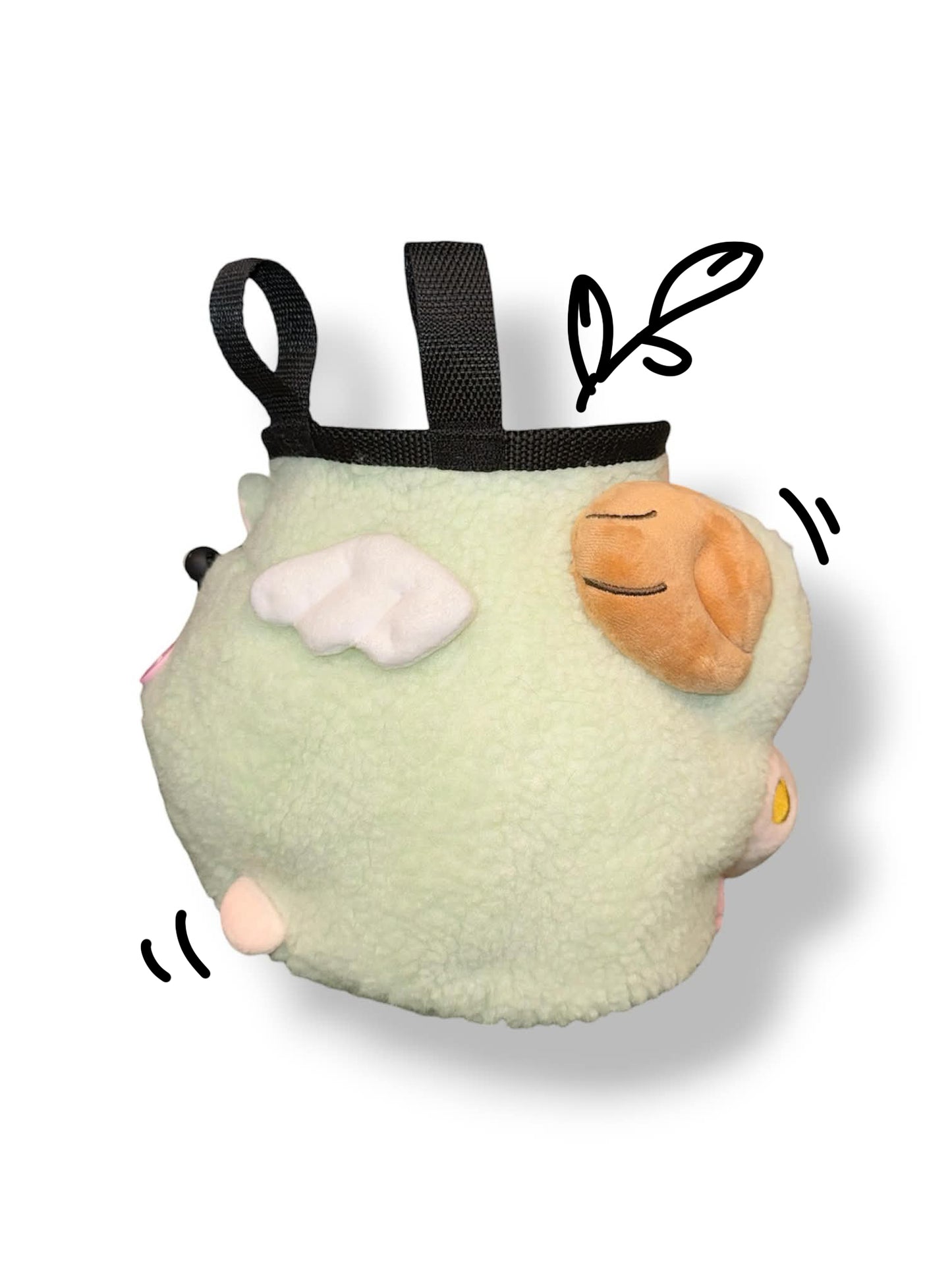 Minty Angel Lamb Chalk Bag 🌸🐑 - Powder Pals