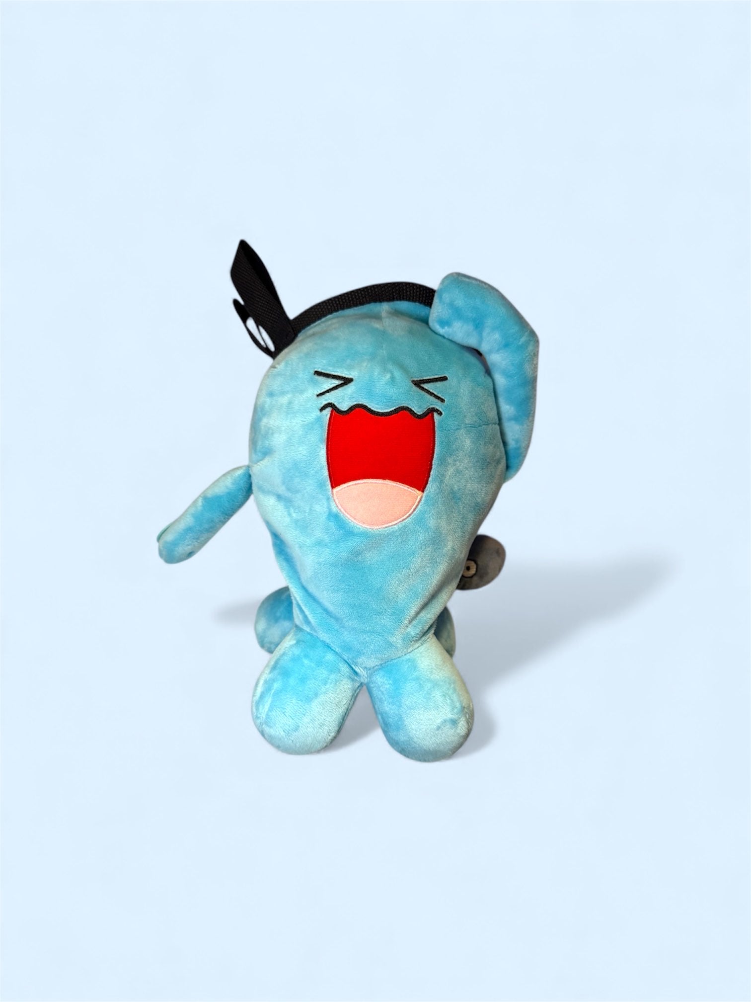 Wobbuffet - Handmade Converted Plushie Chalk Bag - Powder Pals