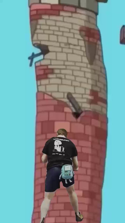 BMO Chalk Bag for Climbing – Handmade Plush Chalk Bag | Powder Pals